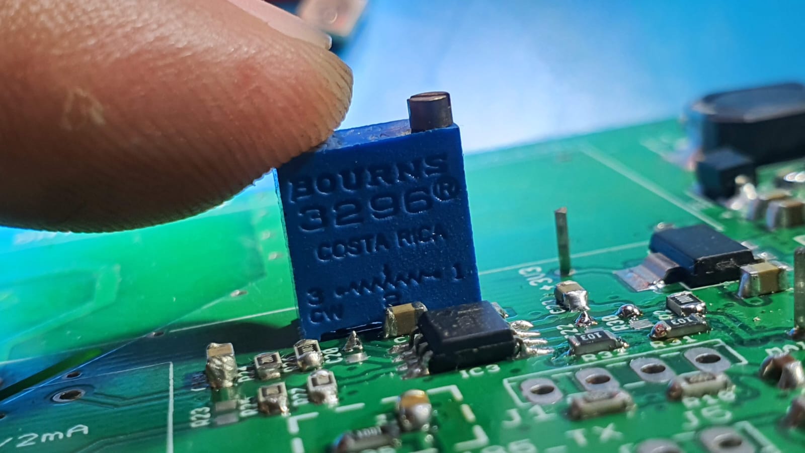 Embedded control board power section